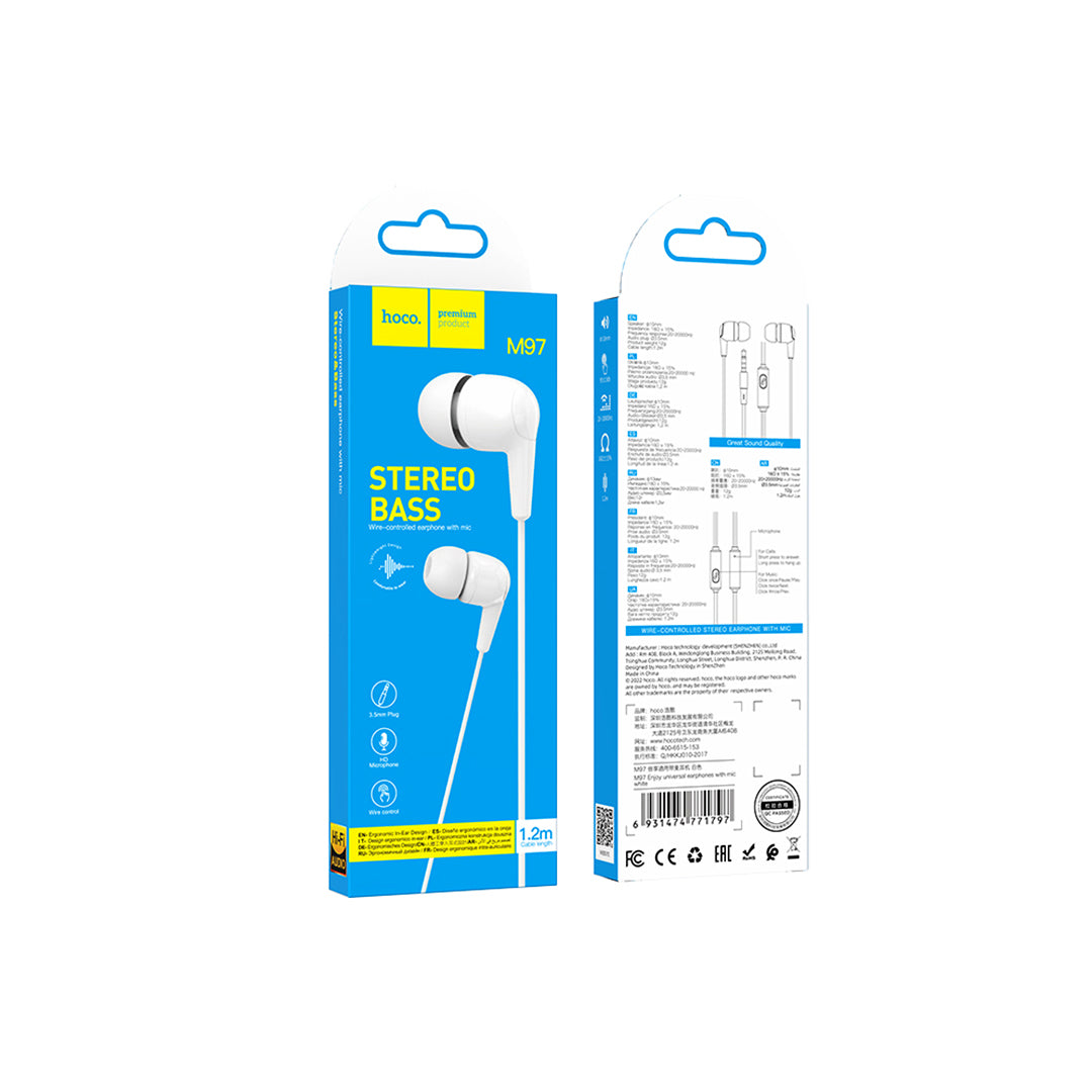 Hoco earphones M97