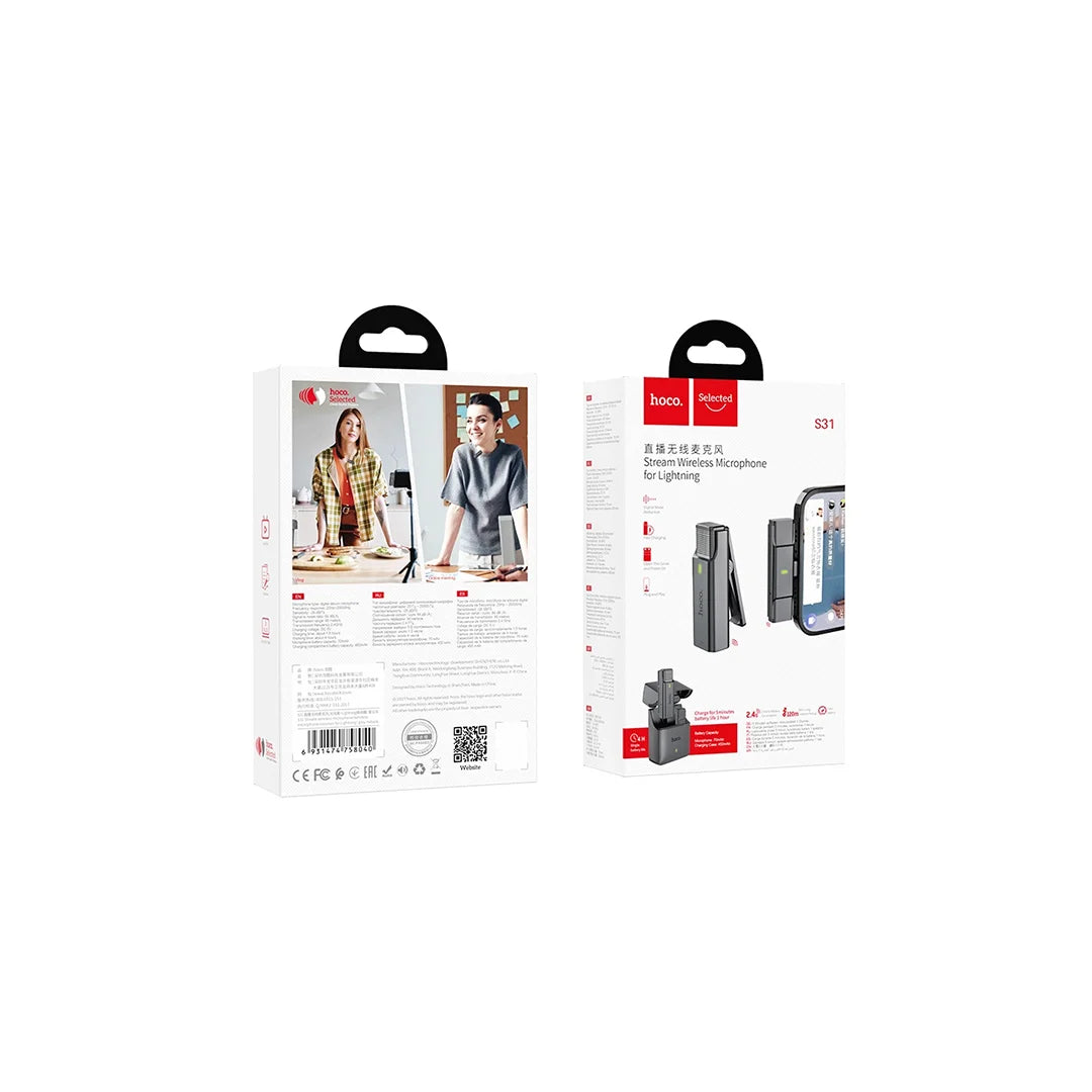 Hoco Wireless Microphone S31 iP