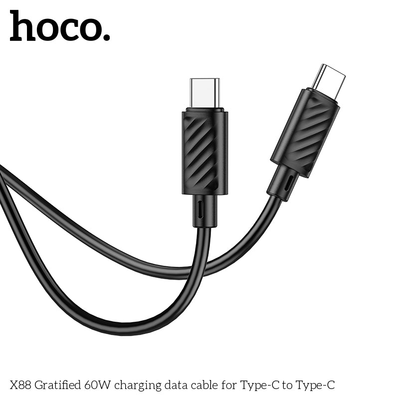 Hoco data cable X88 Type-C to Type-C