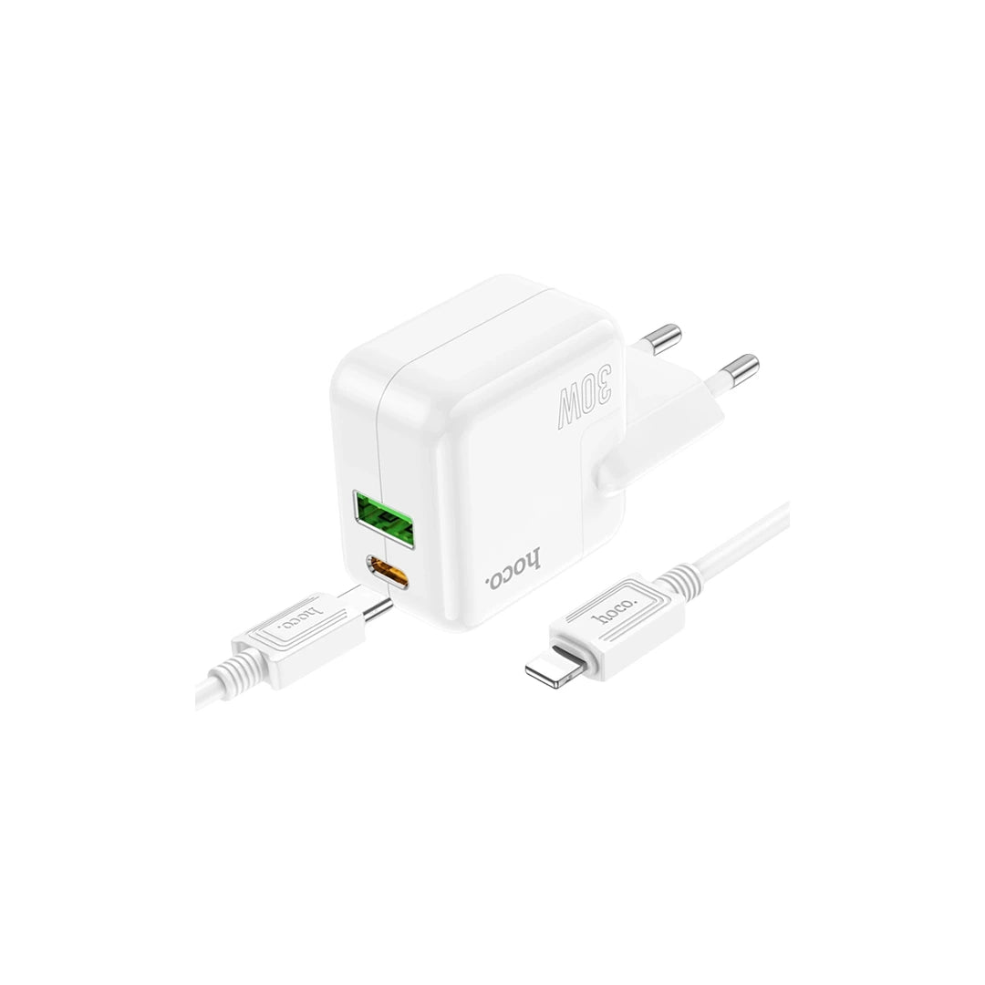 Hoco Charger C111A C to iP Lucky Dual-Port