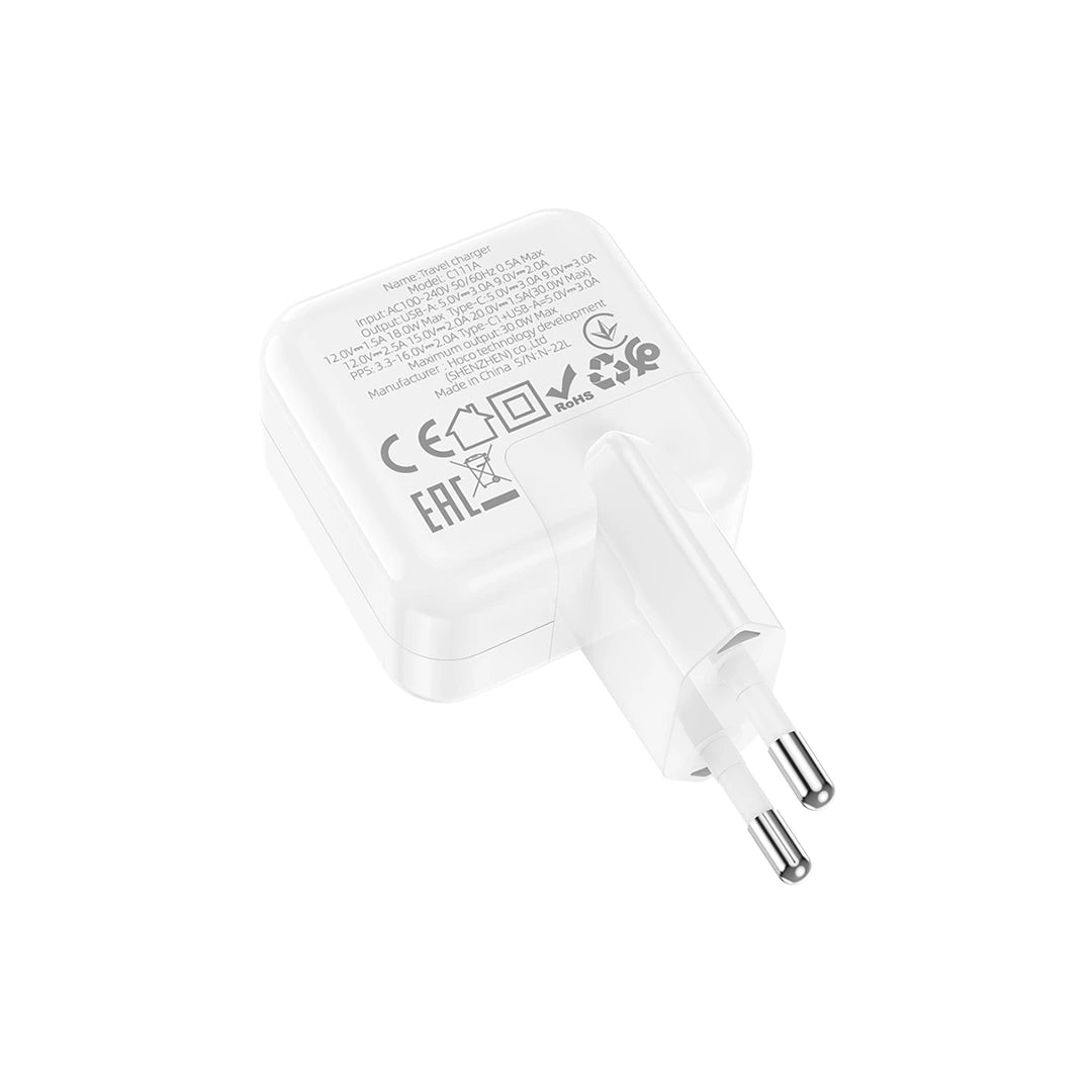 Hoco Charger C111A C to iP Lucky Dual-Port