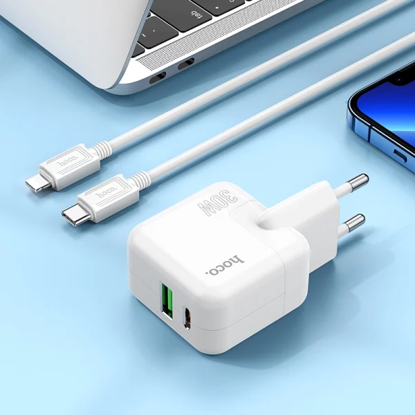 Hoco charger C111A Lucky dual-port