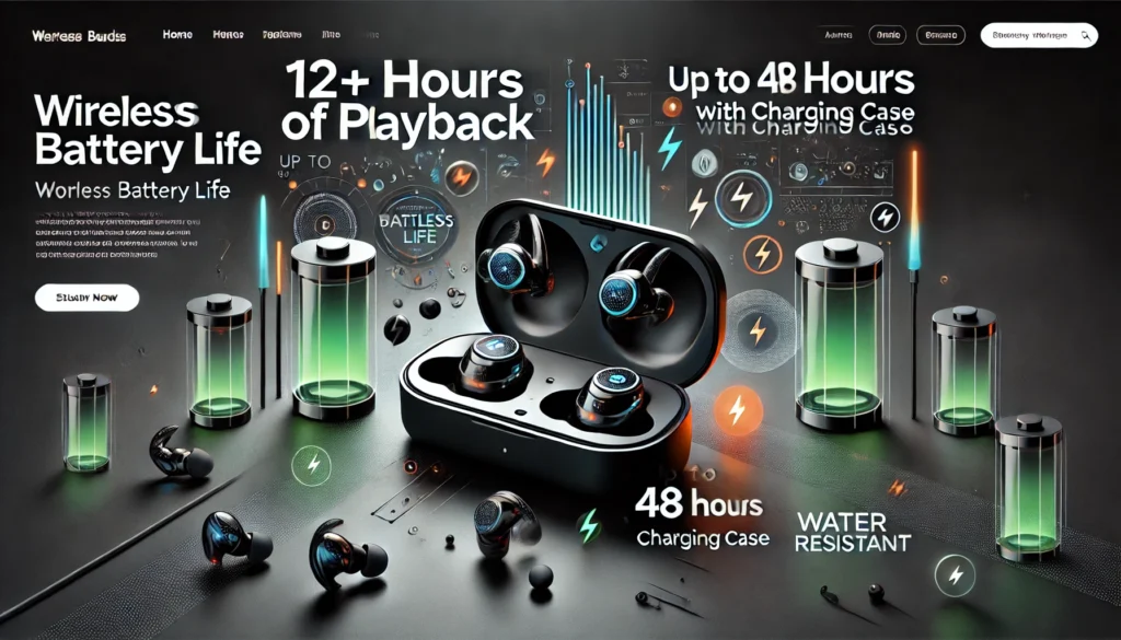 Long Battery Life Earbuds